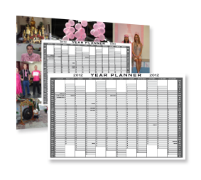 A1 Wall Planner Template